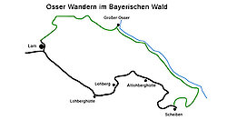 Wandern im Bayerischen Wald - Der große und kleine Osser